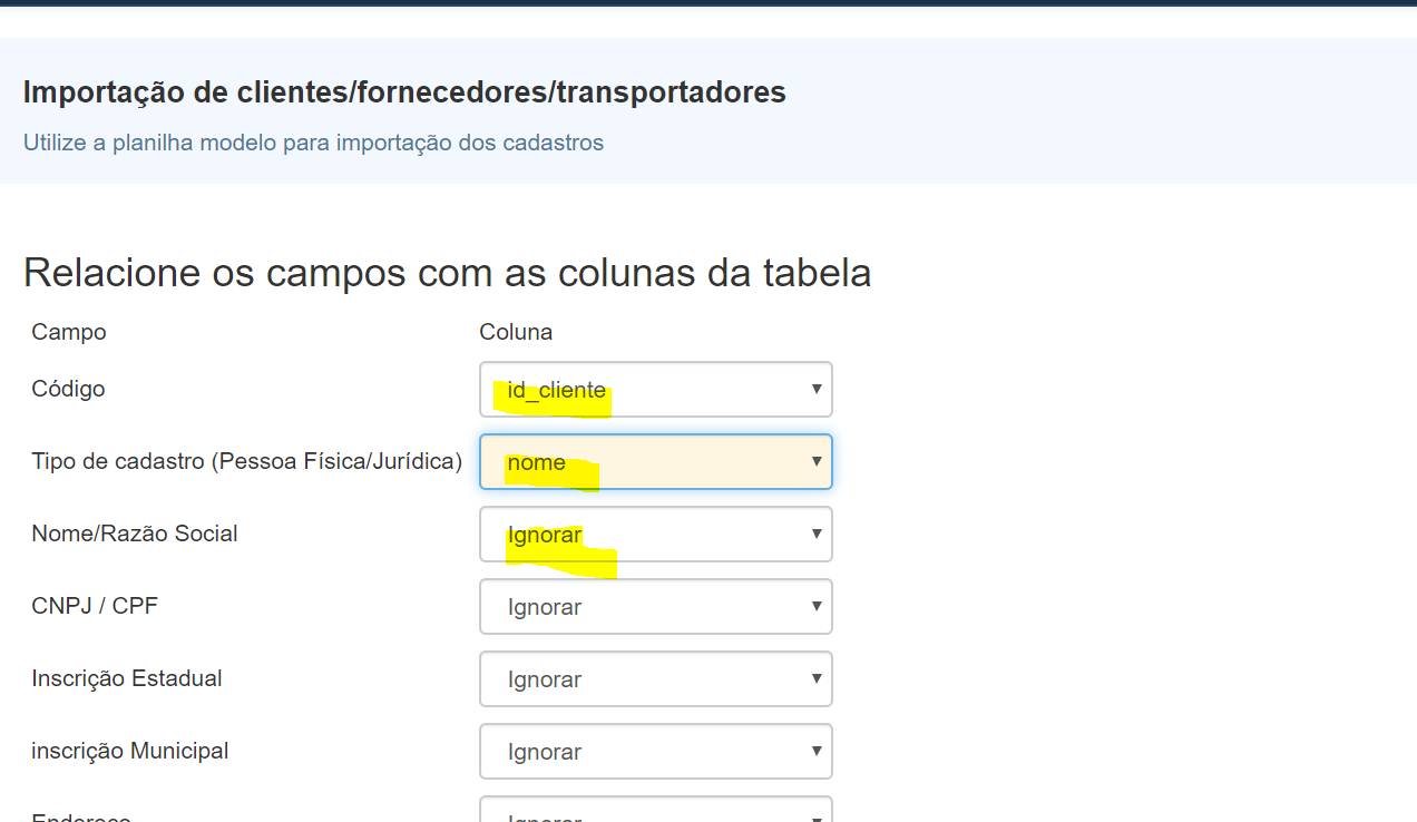 Wiki Terceiros Importar 2