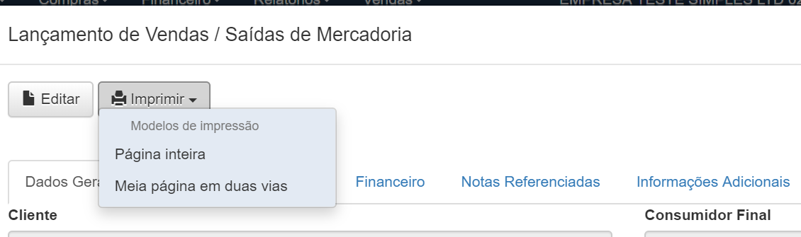 Wiki Vendas Impressao 2 Relatorio